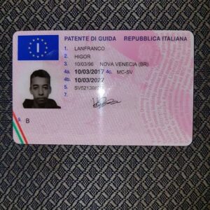 Italian Drivers License For Sale